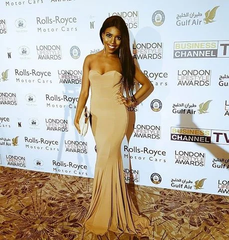 Pictured at the London Lifestyle Awards wearing House of CB.