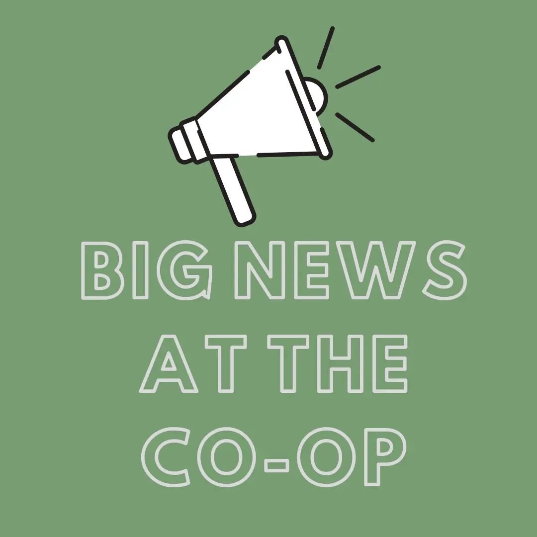 📣🚨 BIG NEWS!! 🚨📣

We are going to be doing a remodel here at the Natural Food Co-op.

We will be CLOSED March 10-13th as we prepare for the store remodel.

We will reopen March 14th with limited hours. Monday-Friday we will be open from 9-5 and S