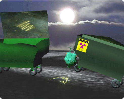 Animated rendering using 3D software - Maya