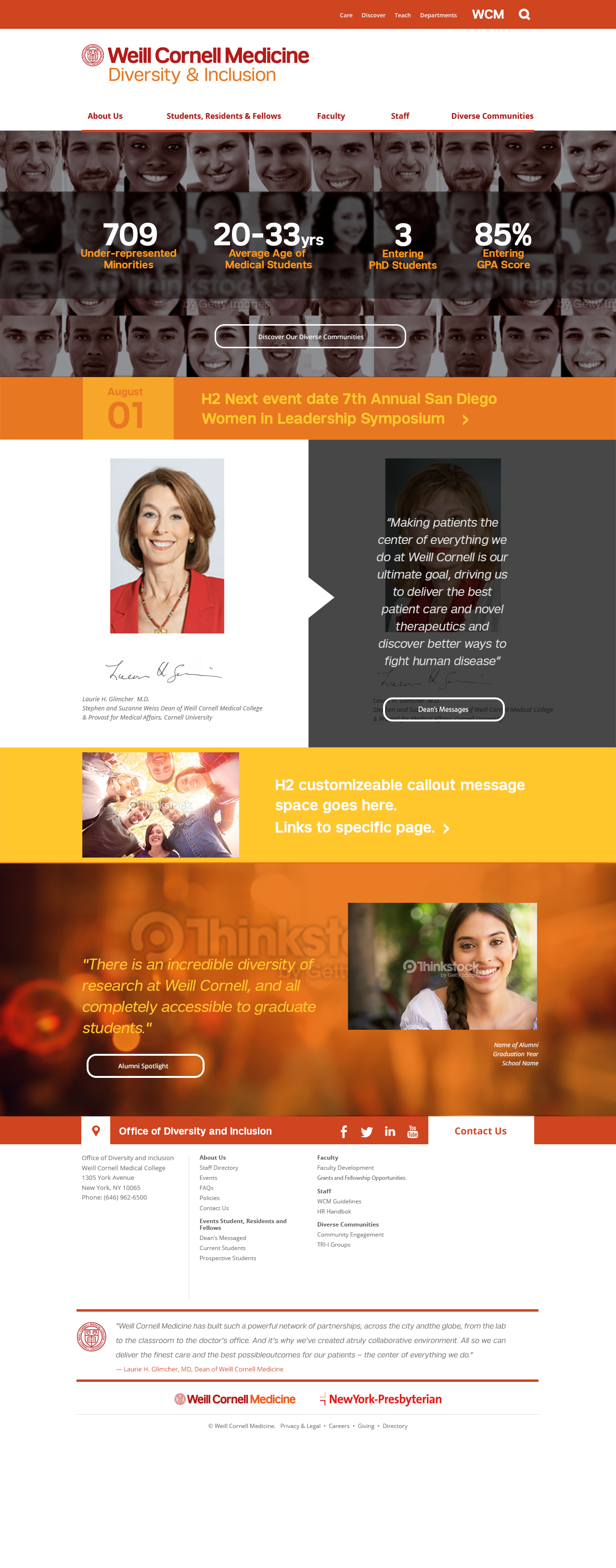 Landing Page - WCMC D&I