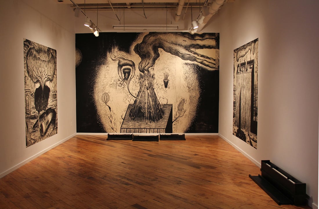 The Flood by Sean Caulfield (installation view)