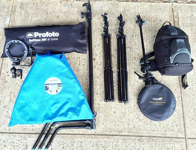  The basics. (speedlights and accessories in bag 