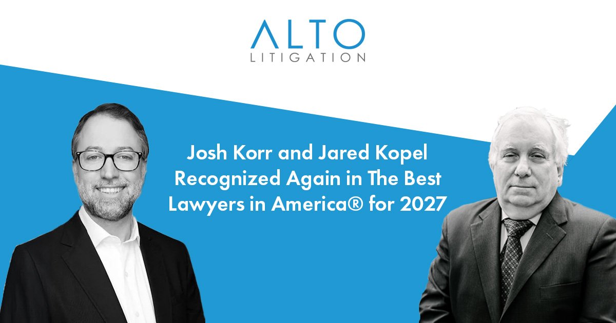 Josh Korr and Jared Kopel Recognized Again Among The Best Lawyers in America®