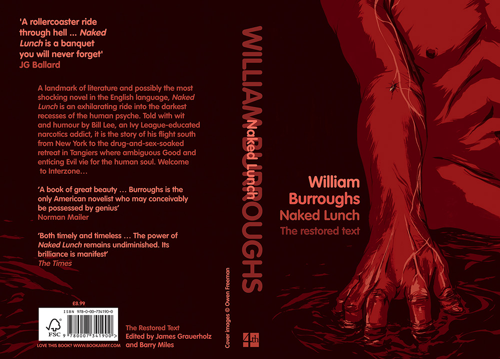   Naked Lunch  - Cover illustration for the novel by William Burroughs. 