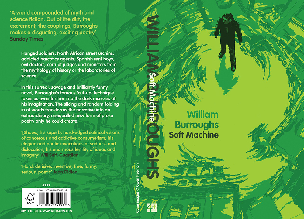   Soft Machine  - Cover illustration for the novel by William Burroughs.    