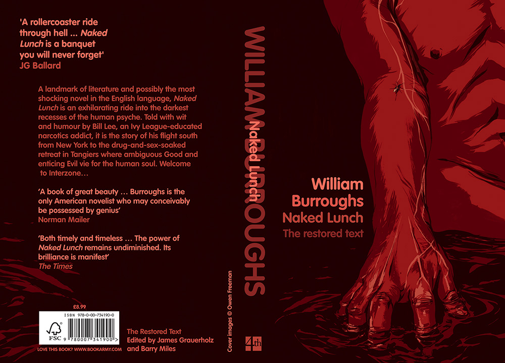   Naked Lunch  &nbsp;- Cover illustration for the novel by William Burroughs.  