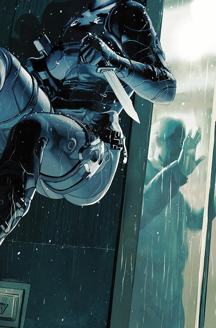 Lazarus #13 cover illustration for Image Comics.