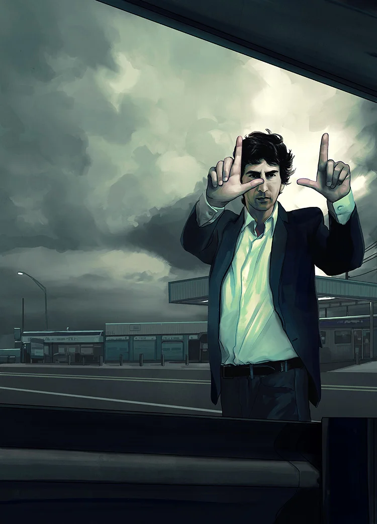 Alexander Payne - Illustration for a profile of "Nebraska" director Alexander Payne.