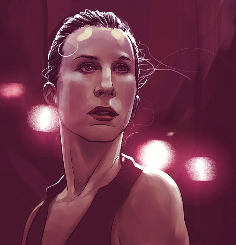 Wendy Whelan - Illustration for a the farewell ballet performance by Wendy Whelan.