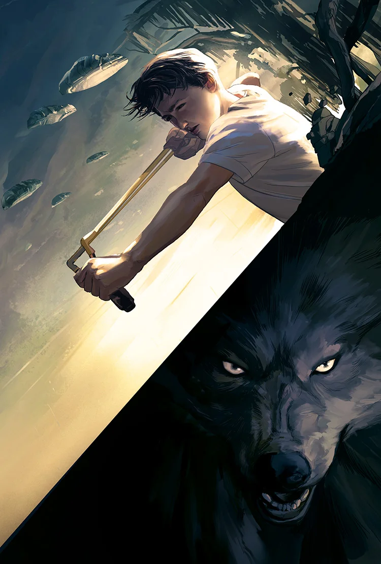 The Orphan Army (Nightsiders Book 1) - Cover illustration for the book by Jonathan Maberry.
