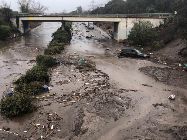 The Montecito Mudslide, California, January 2018