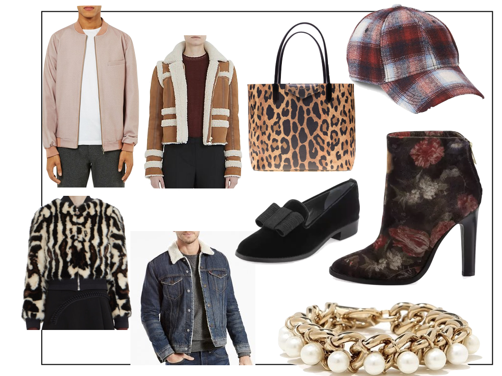 Outerwear and accessories are great places to add a trendy piece into your daily wardrobe.