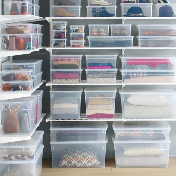 Clear Storage Bins