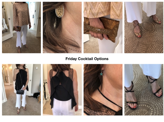 Visual Organizer for a destination wedding weekend