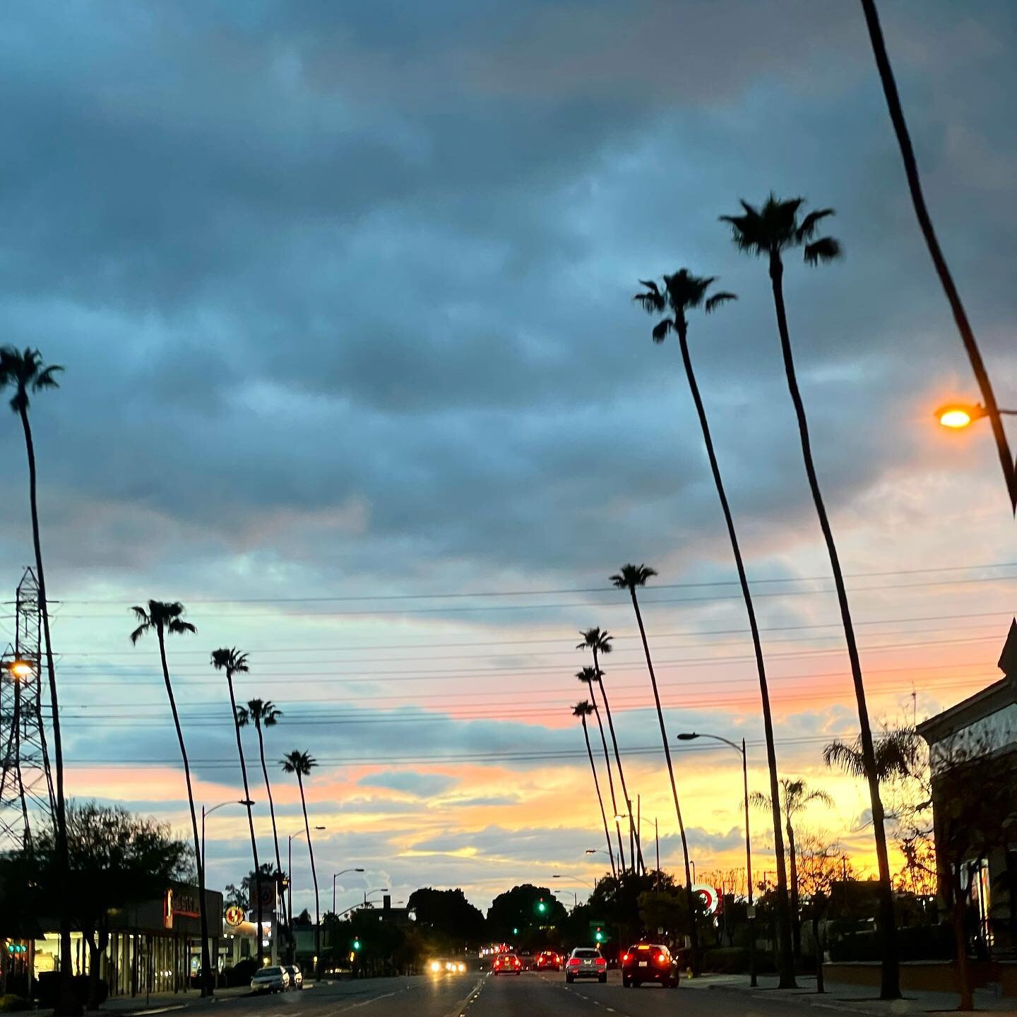 The sky is my paint palette.
