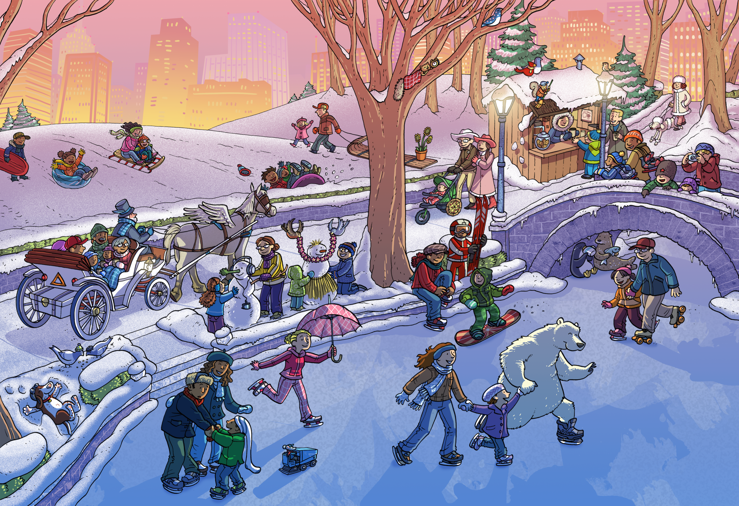 Snowy City Park