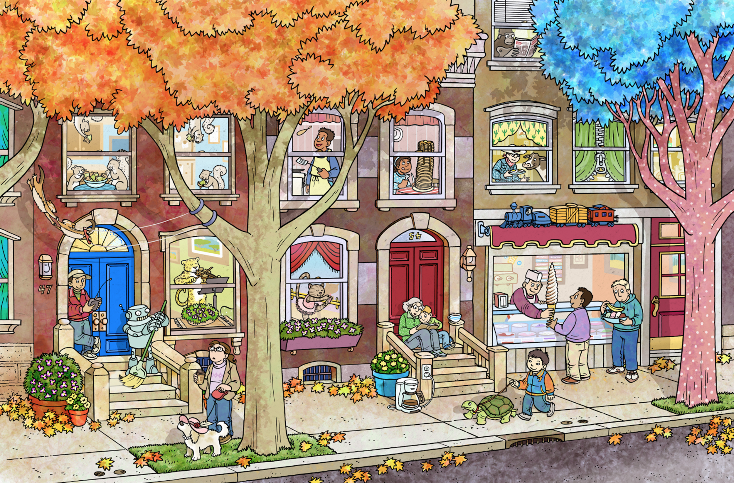 Живет на улице на английском. Город детская иллюстрация с деталями. Виммельбух дом. Английские улицы рисунки для детей. Виммельбух город.