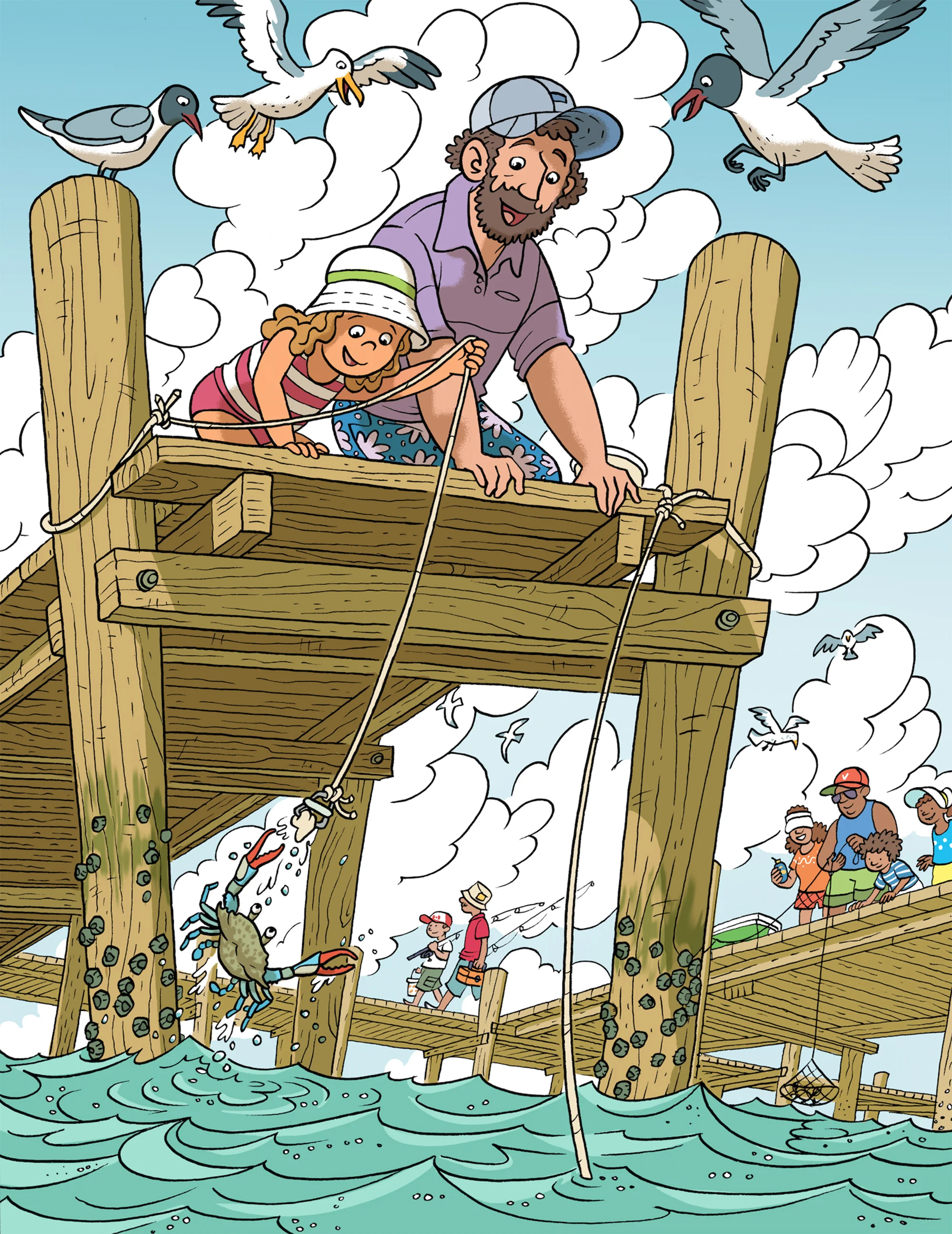 Crabbing with Dad