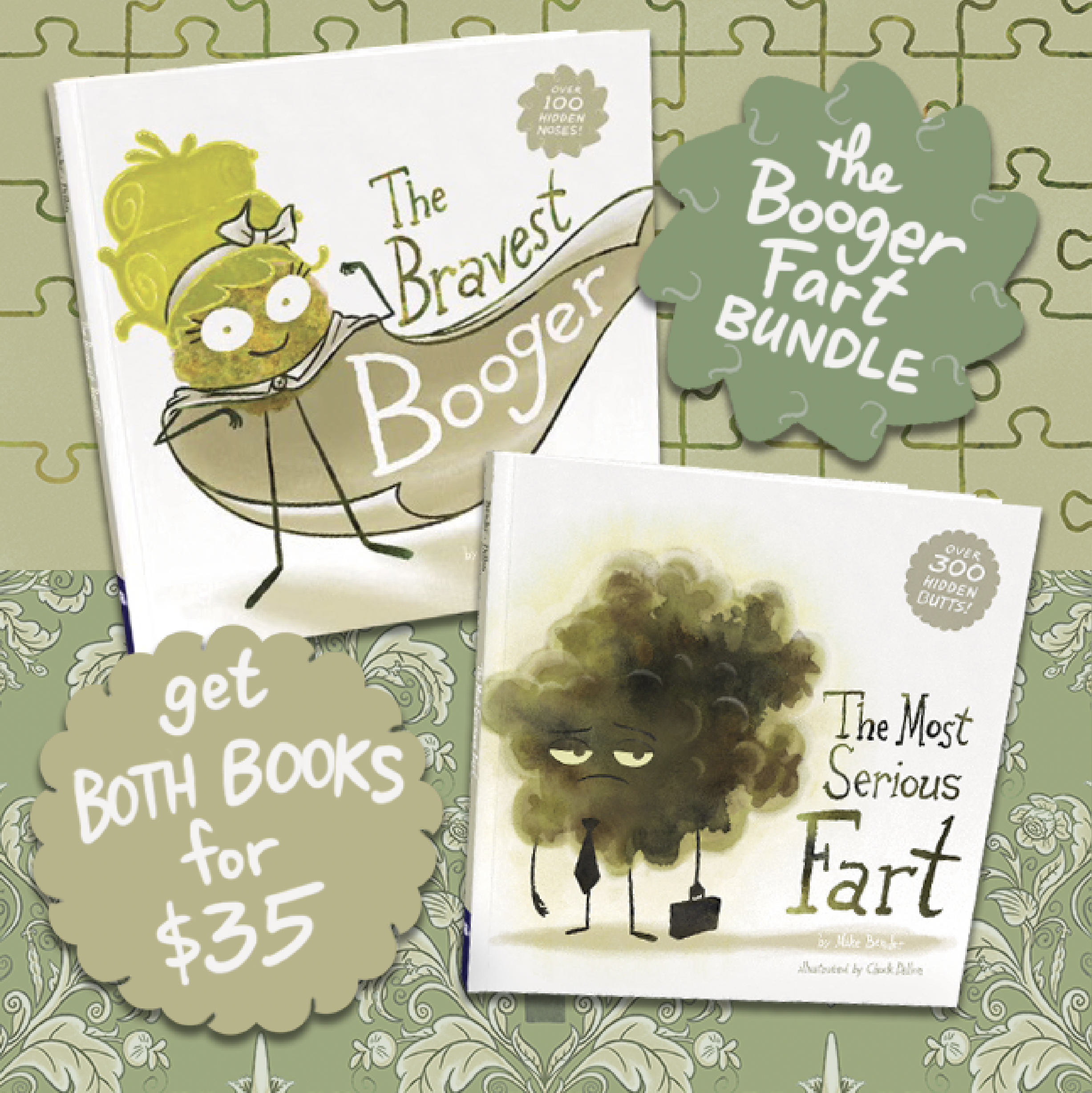 The Booger Fart Bundle (signed copies)