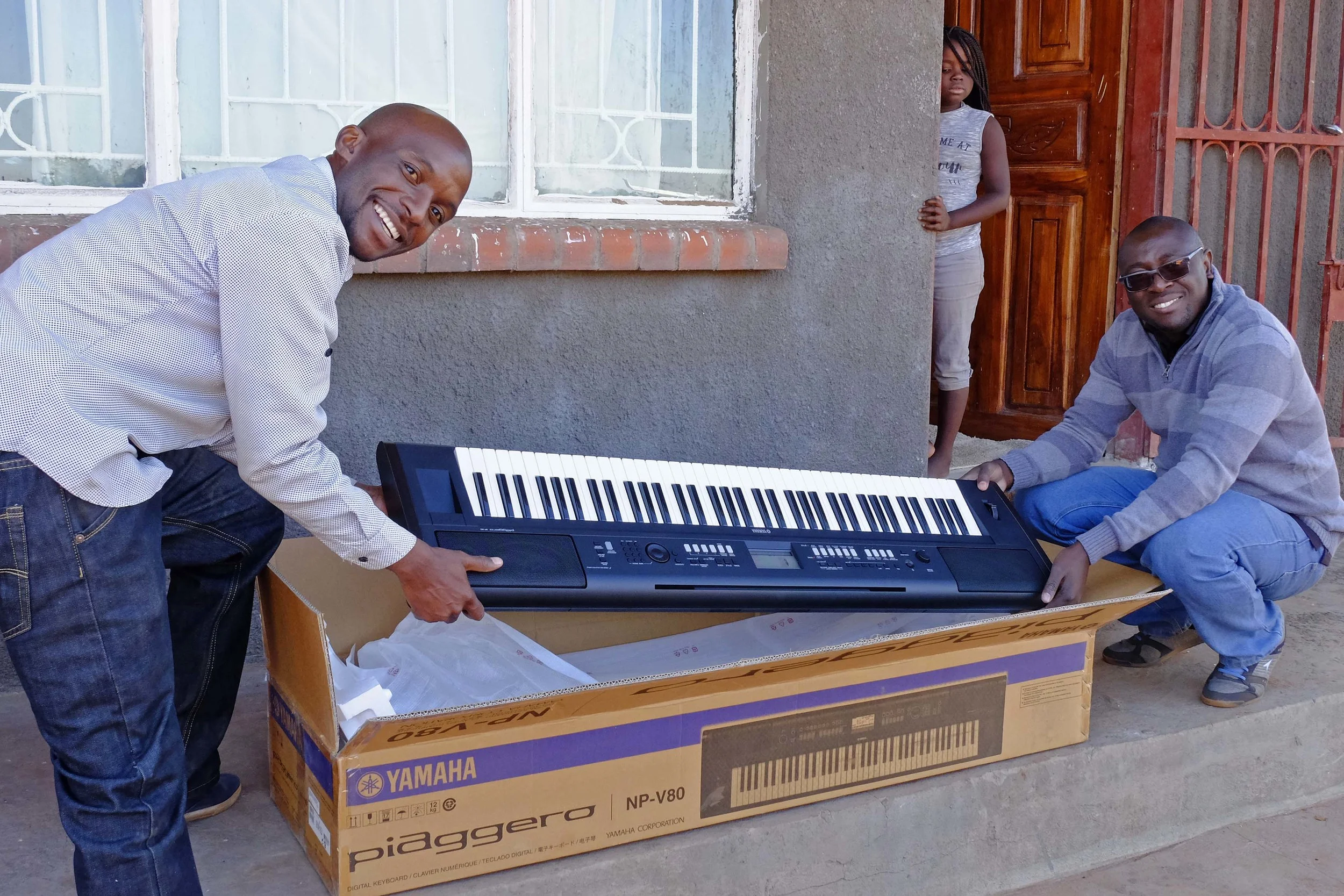 After a four year wait, Percy's keyboard has finally arrived!