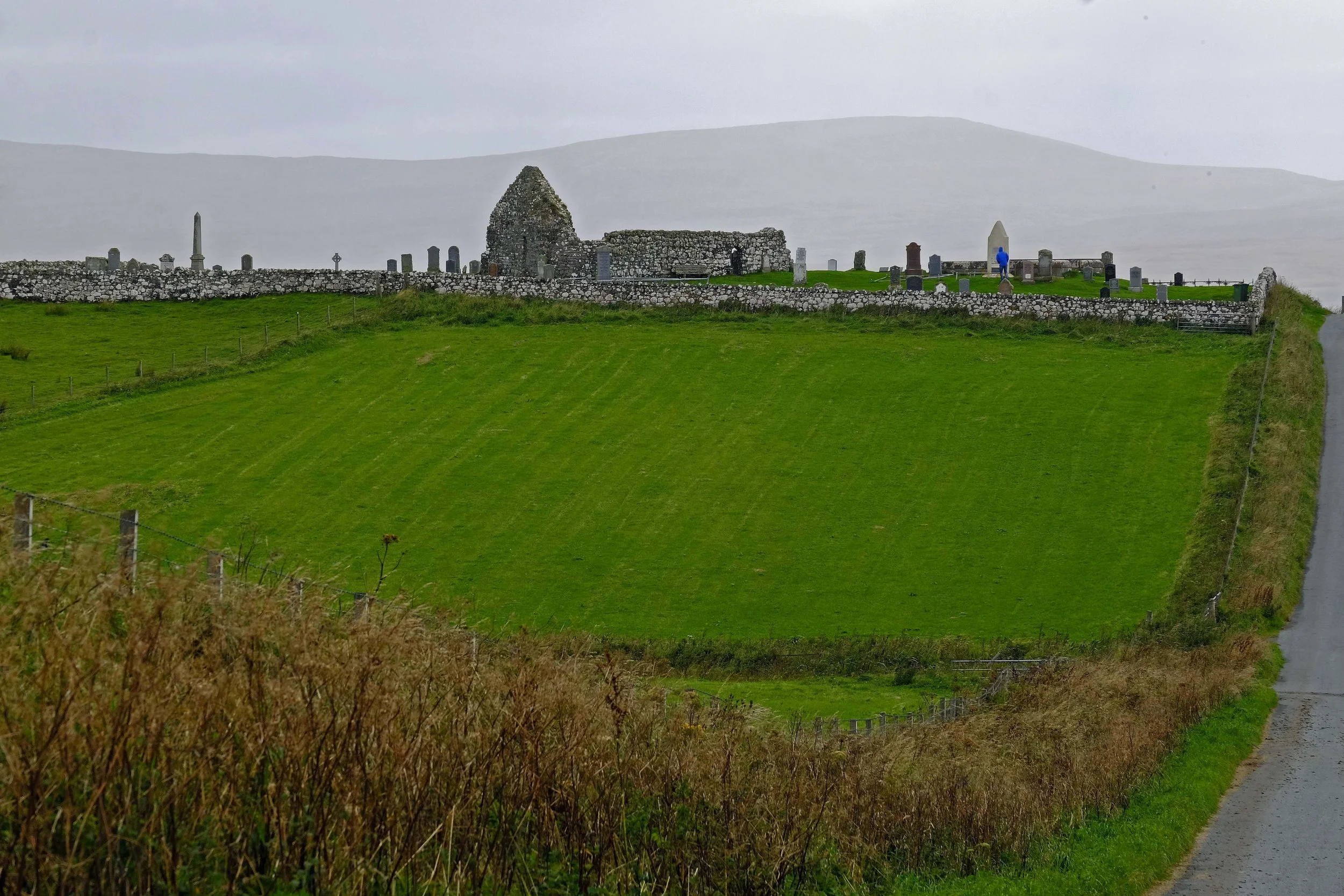 centuries old church ruins, isle of skye