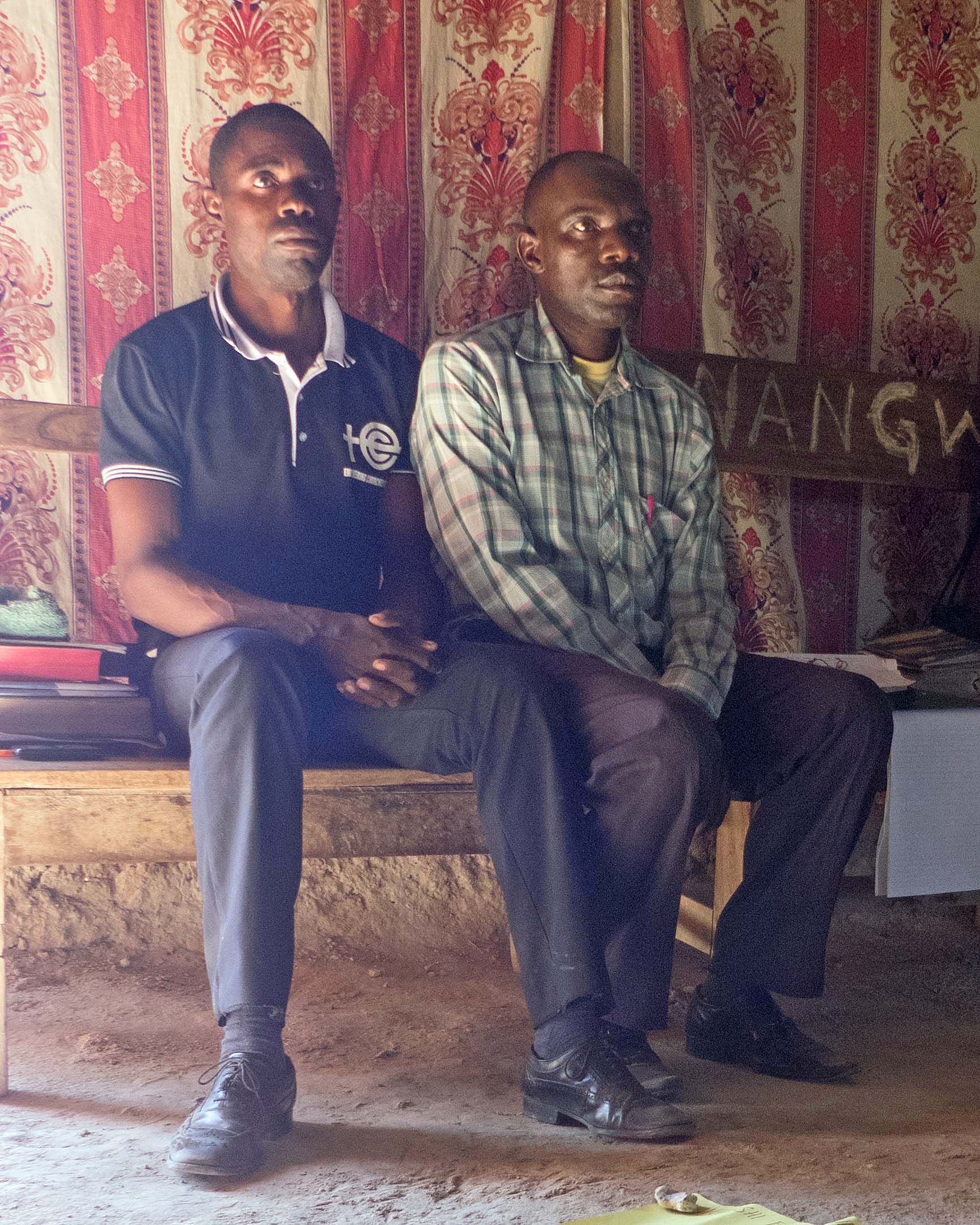 Pastors Titus and Martin organized the training. Pastor Martin's story broke our hearts.