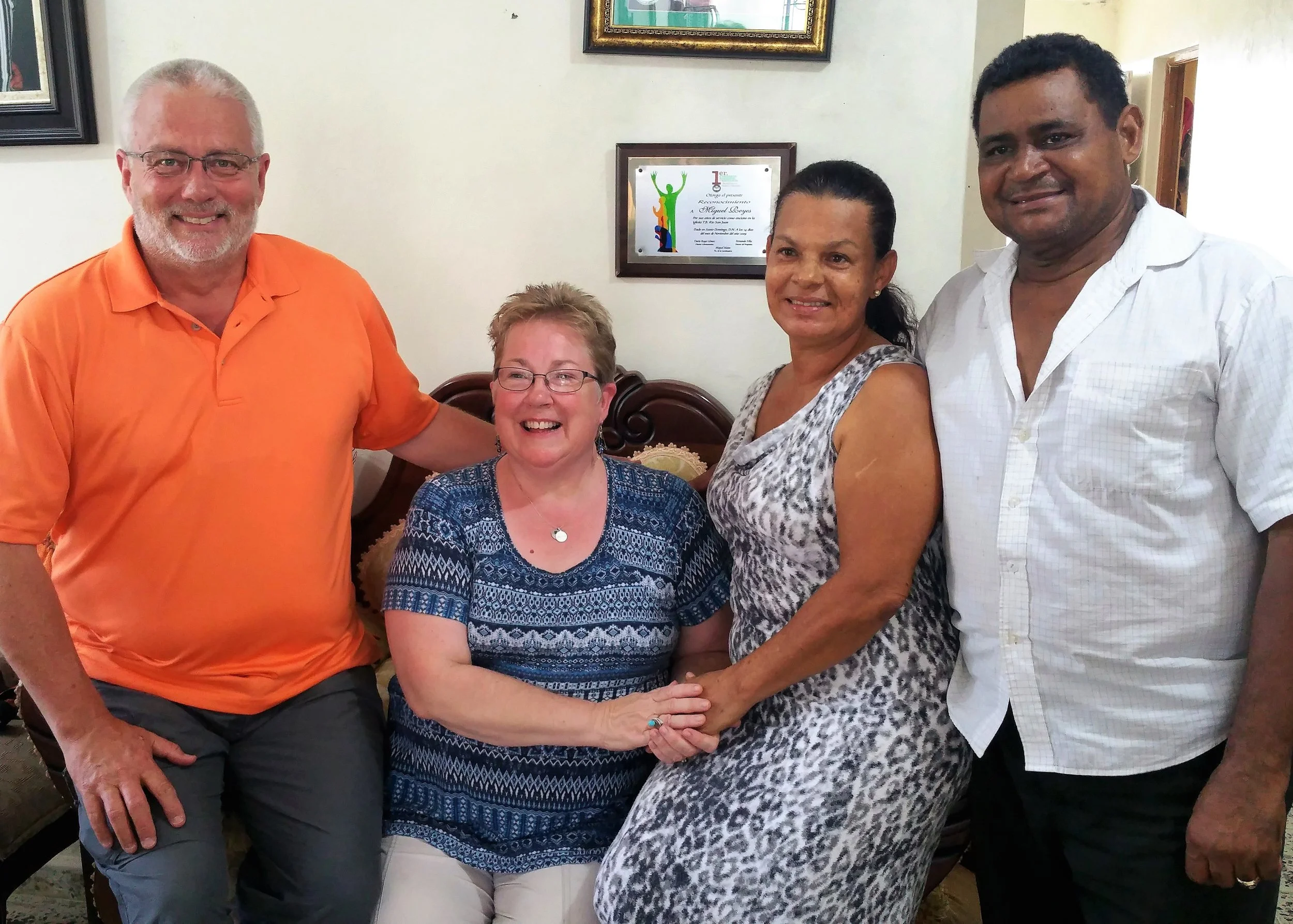 Abby and I have been getting to know Pastor Miguel and his wife, Persida, a delightful couple!