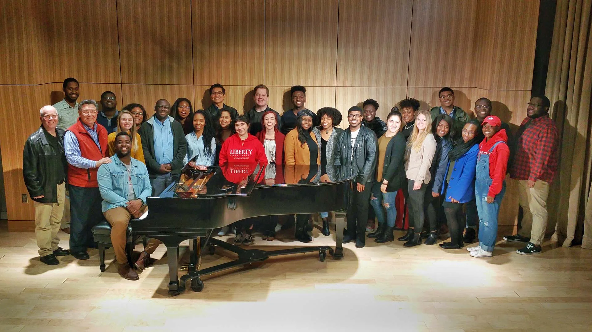 We enjoyed a fantastic mini-concert by LU Praise!