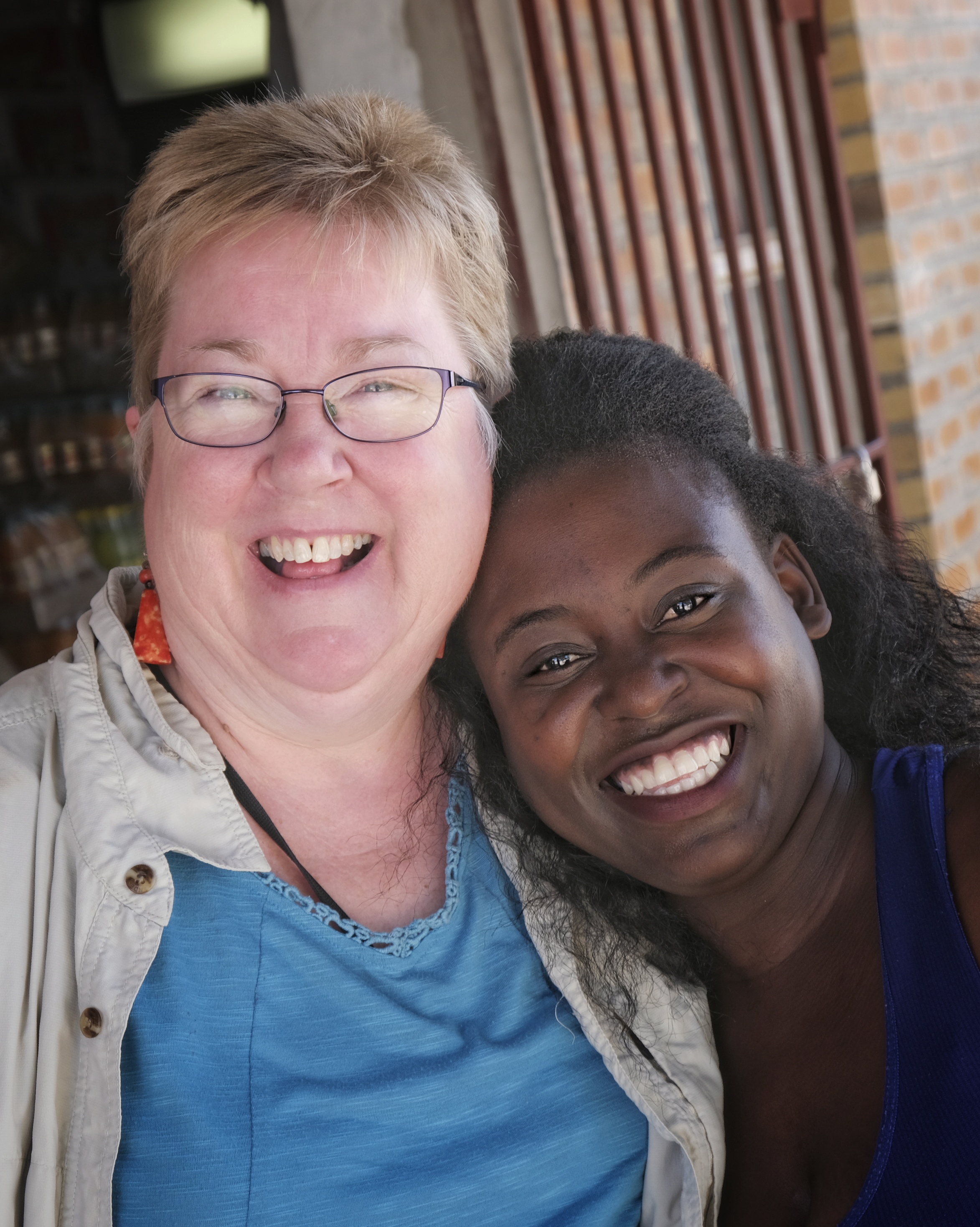 We had an unexpected and great reunion with our amazing former student, Beverly Inonge, while we were in Mwandi! 