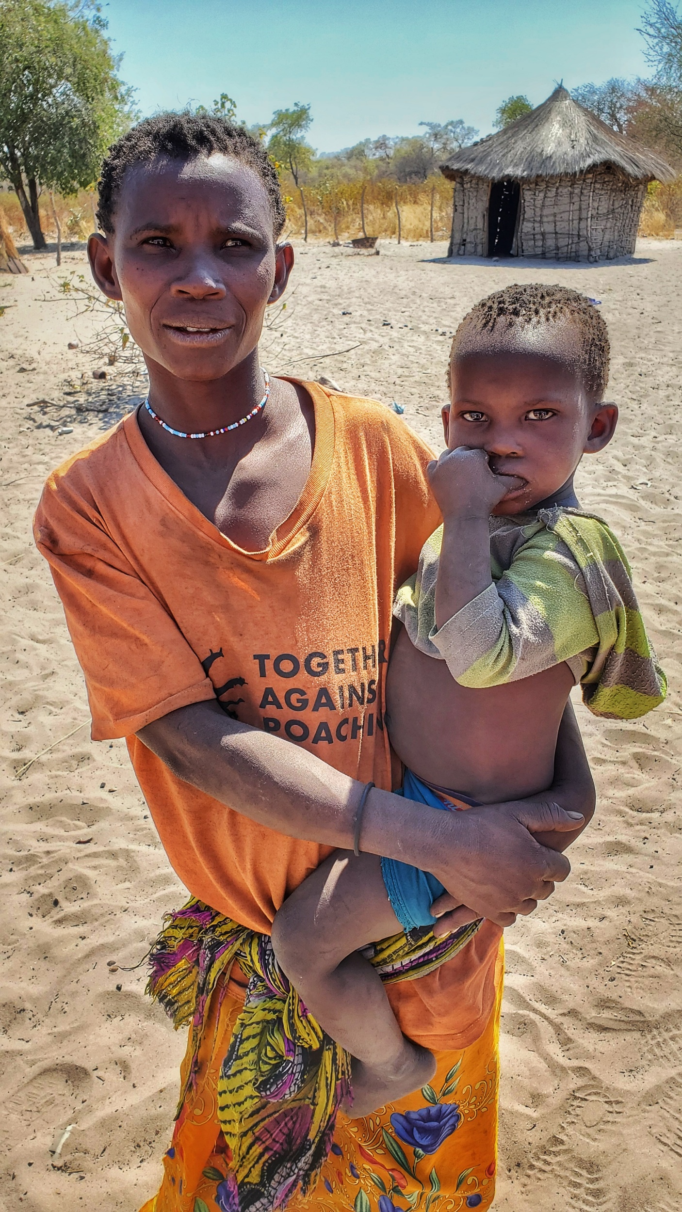 We made our first two visits with the khwe this week in chetto, zambia.