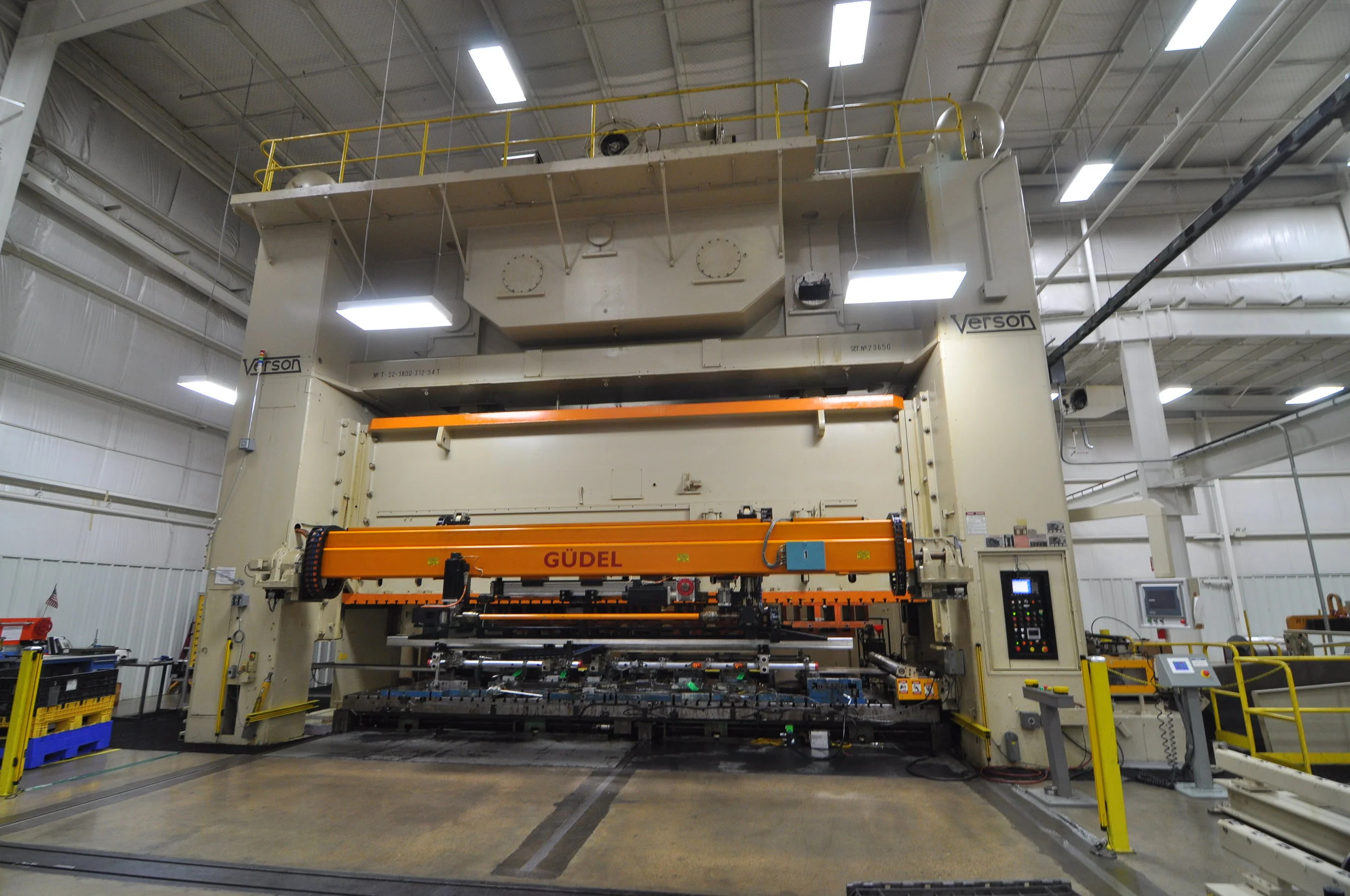 1800 ton Verson press