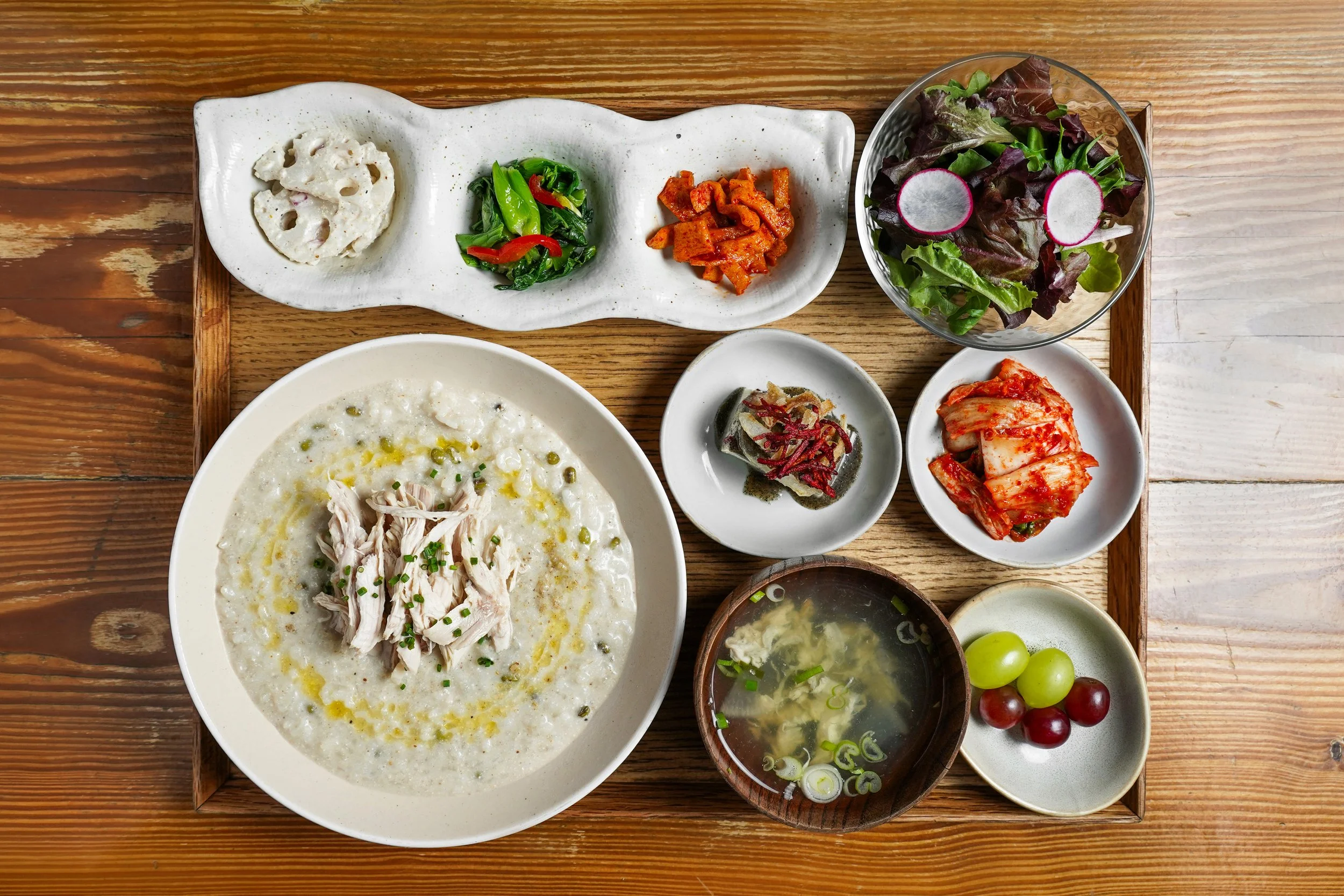 Perilla Chicken Porridge $19