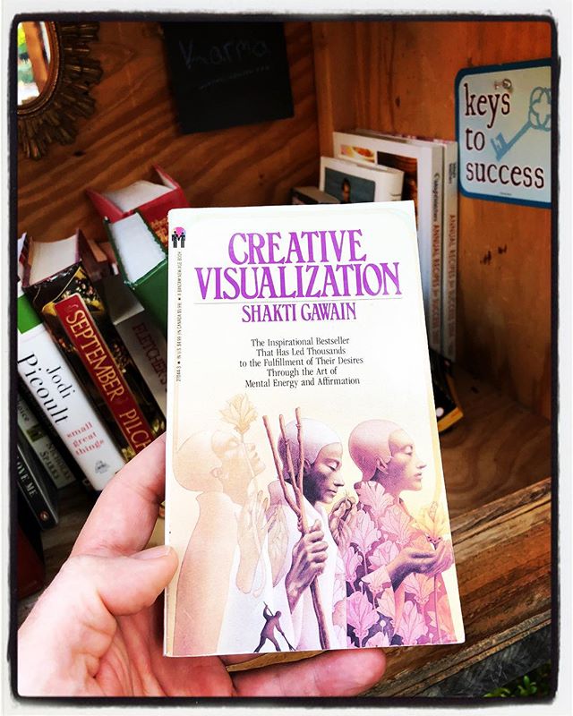 Great find in the #HFLFL this morning! #creativevisualization #shaktigawain #SEJNES #helpingfriendly #littlefreelibrary #readthebook