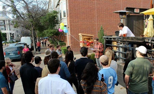 Happy 4 Year Anniversary of the Helping Friendly Little Free Library!  We cut the ribbon on 12/13/14, that last sequential day for nearly a 1000 years. 😄📖 #helpingfriendly #littlefreelibrary #hfbclub #SEJNES