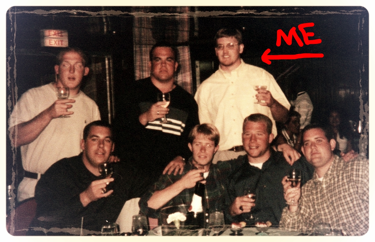 The coolest (not cleanest) group of guys to ever walk the halls of Carson-Newman University. We decided it was necessary for us to spend our Spring Break vacation in 1999 on a cruise to the Bahamas.