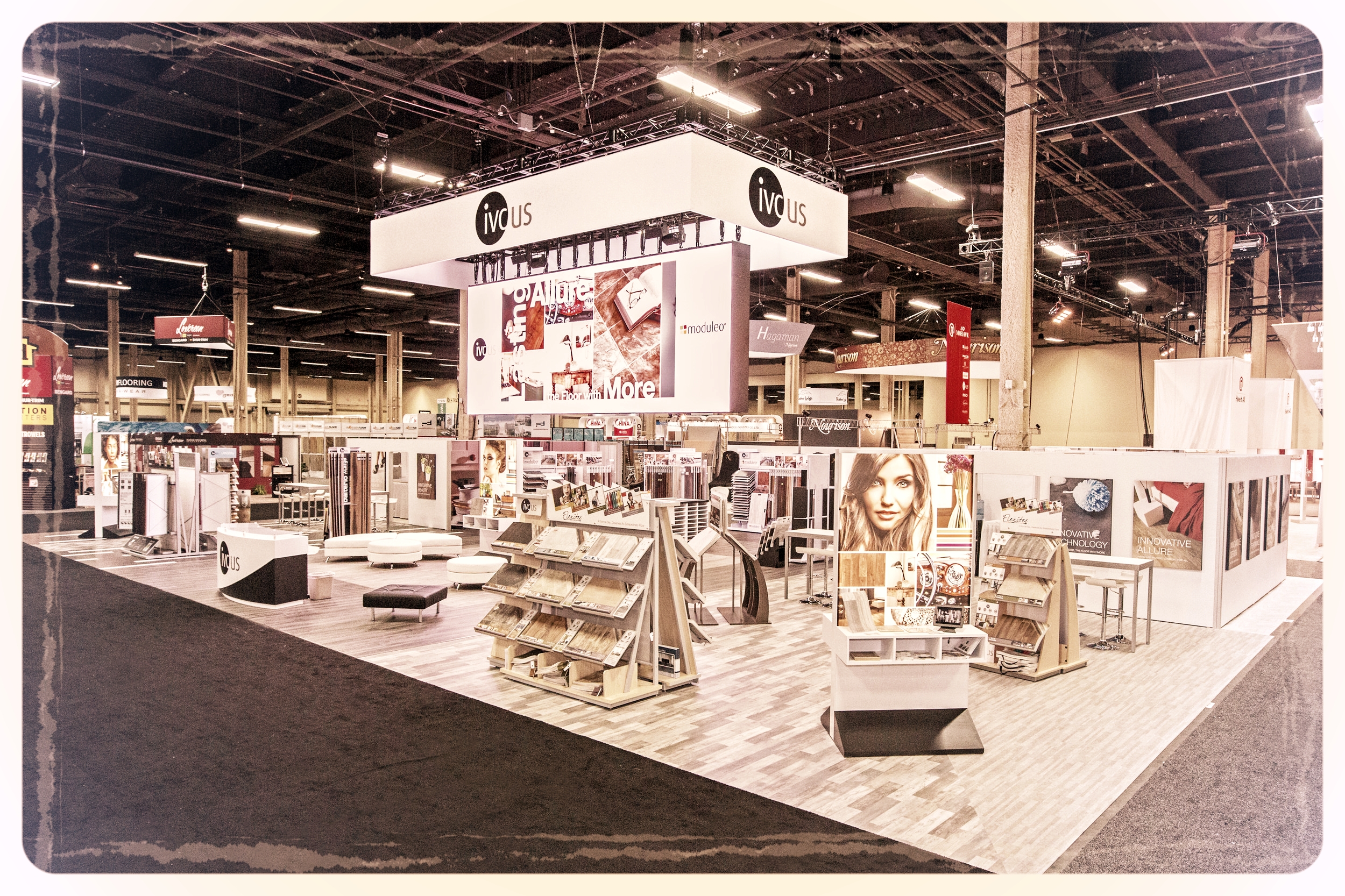 IVC US's Trade Show Exhibit at the 2016 Surfaces Conference in Las Vegas, NV.