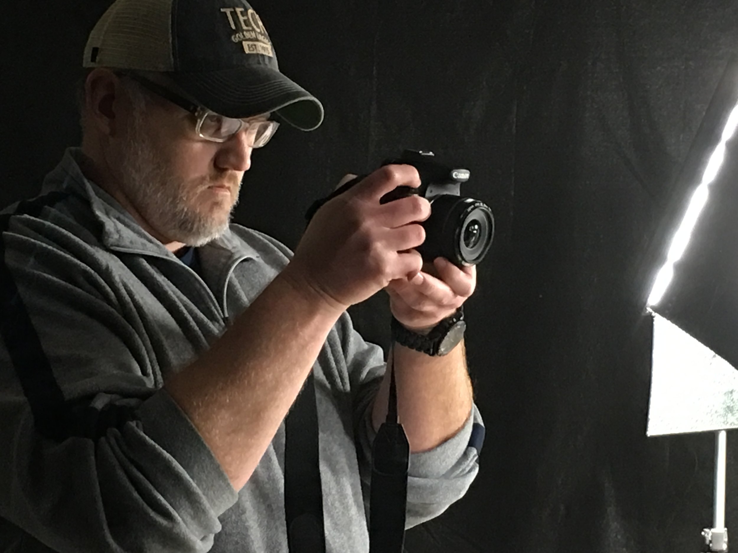 Kris taking some behind the scenes photos. Enjoy!