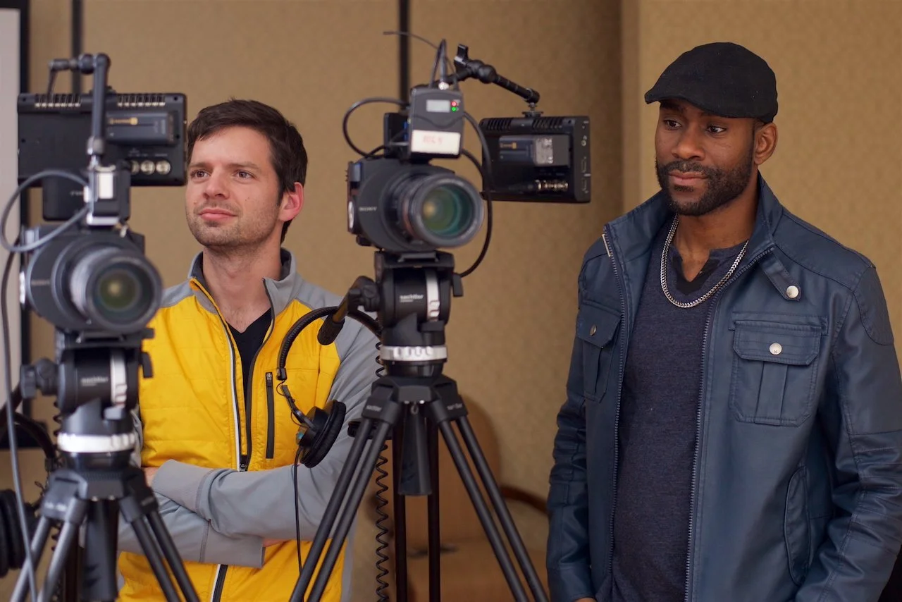 Camera Crew Filming On Location - 6 STRONG MEDIA 