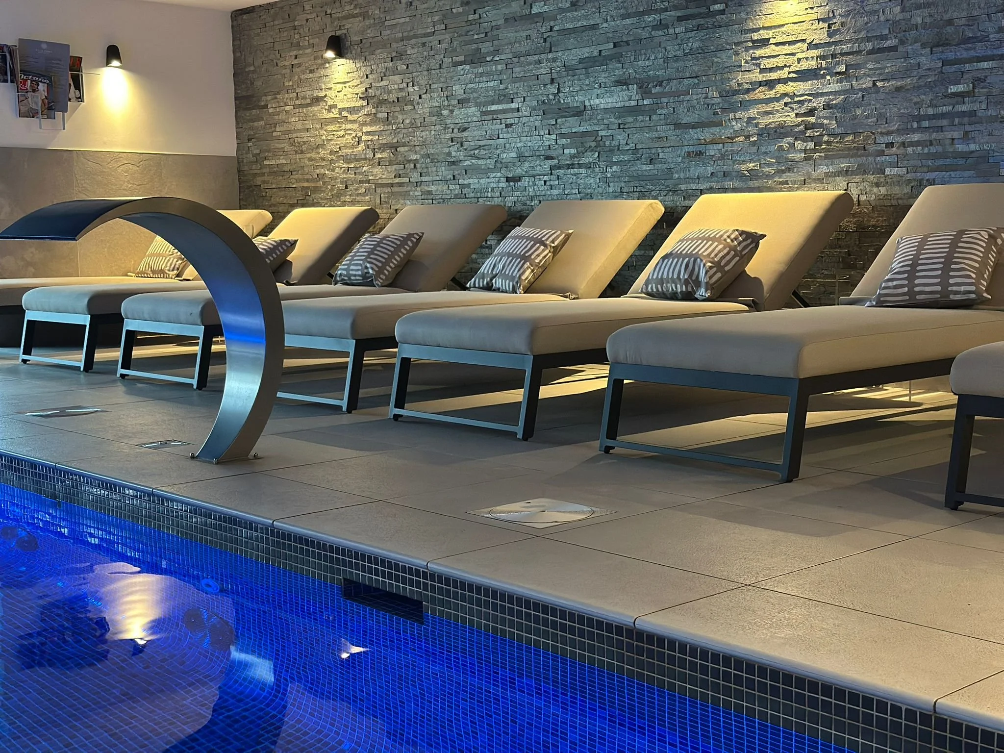 swimming pool at rickerby retreat