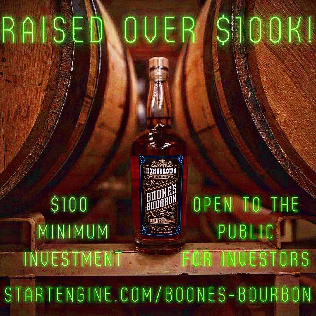 Boone's Bourbon Now over 100K on Start Engine!