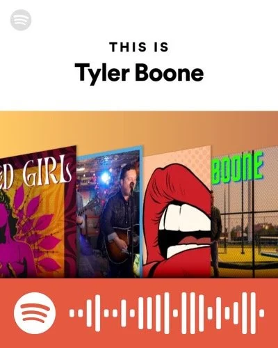 "THIS IS TYLER BOONE" official playlist from Spotify!