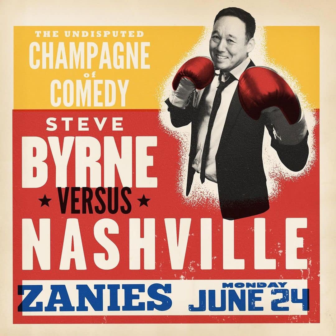 Steve Byrne at Zanies in Nashville, TN! June 24, Tyler Boone sittin' in!