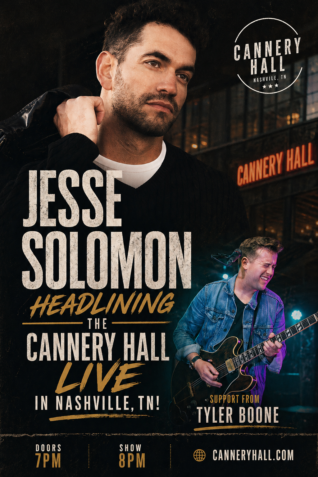 Tyler Boone to support Jesse Solomon of Summer House in Nashville! May 2, 2026