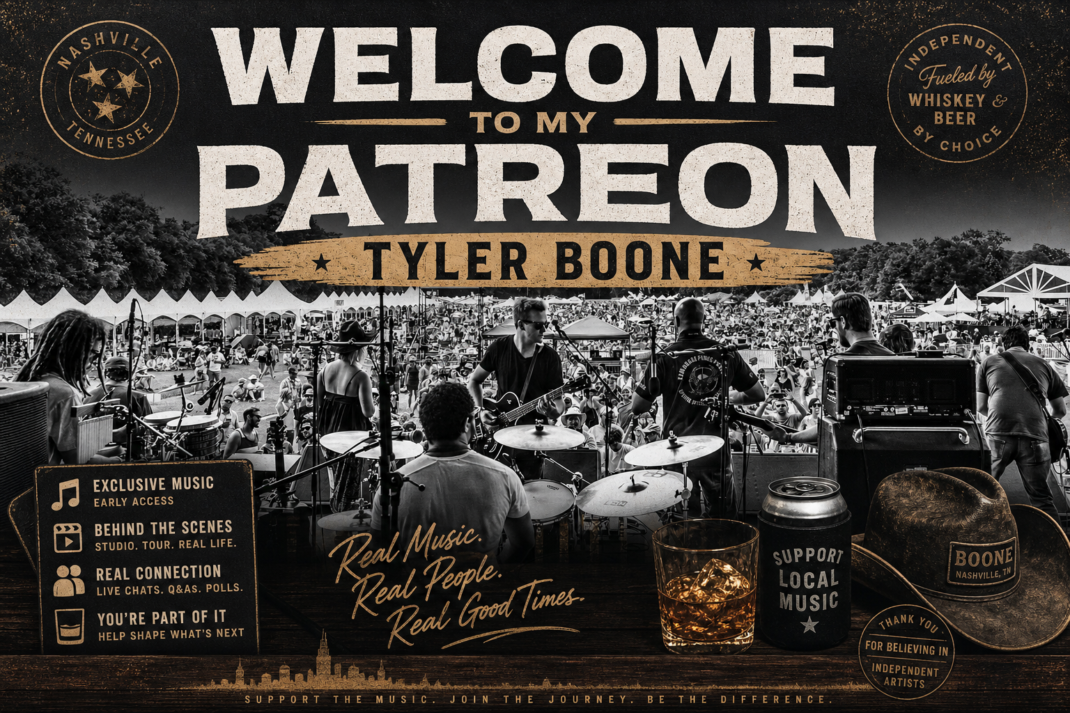 Officially launching the Tyler Boone Patreon! 