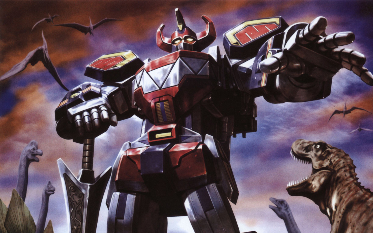 In which I terribly compare identities in California as a form of MegaZord and those dinosaurs are very clearly...social issues.