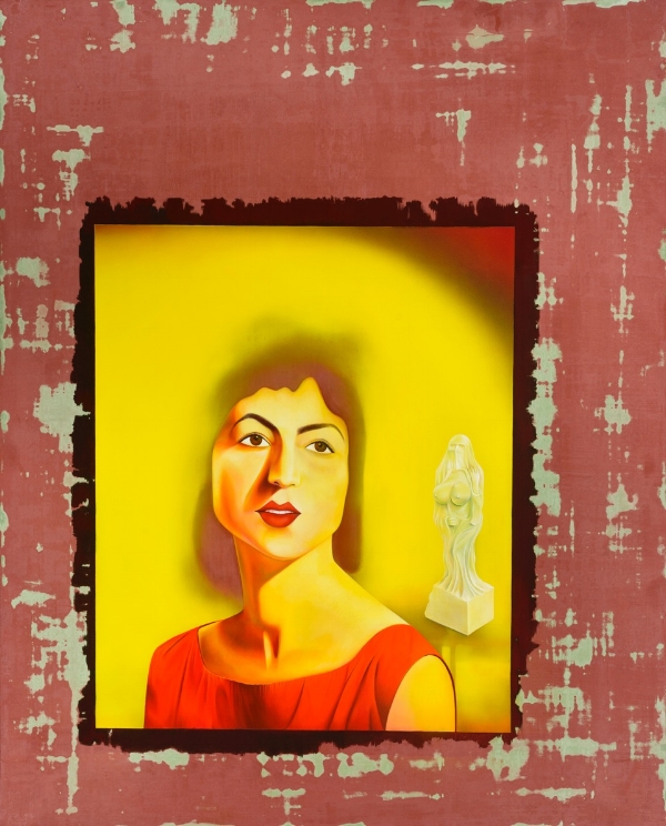 Taravat Talepasand, Hireath , 2015, Egg Tempera on Linen, 32 x 26 in.