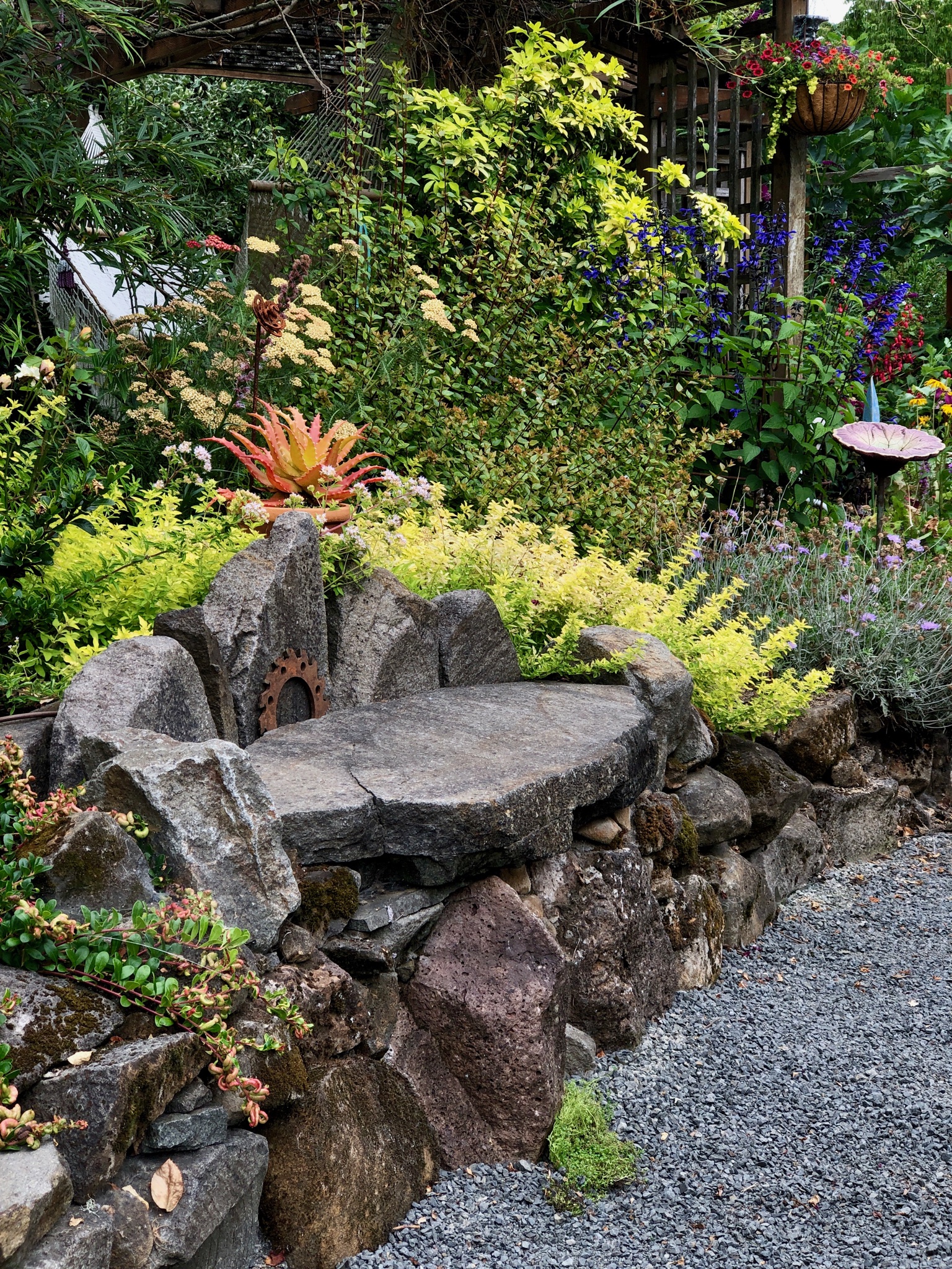 Fairy Bench in th Garden