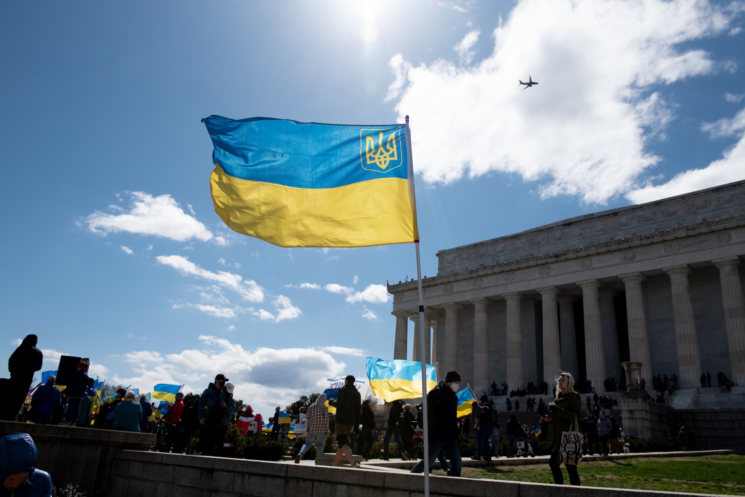 Stand With Ukraine  |  Lincoln Memorial