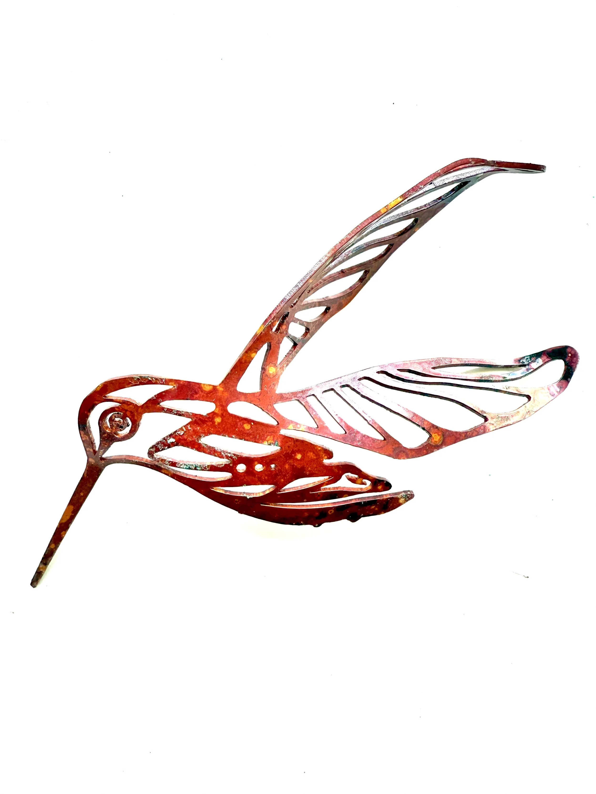 Copper HUMMINGBIRD Ornament