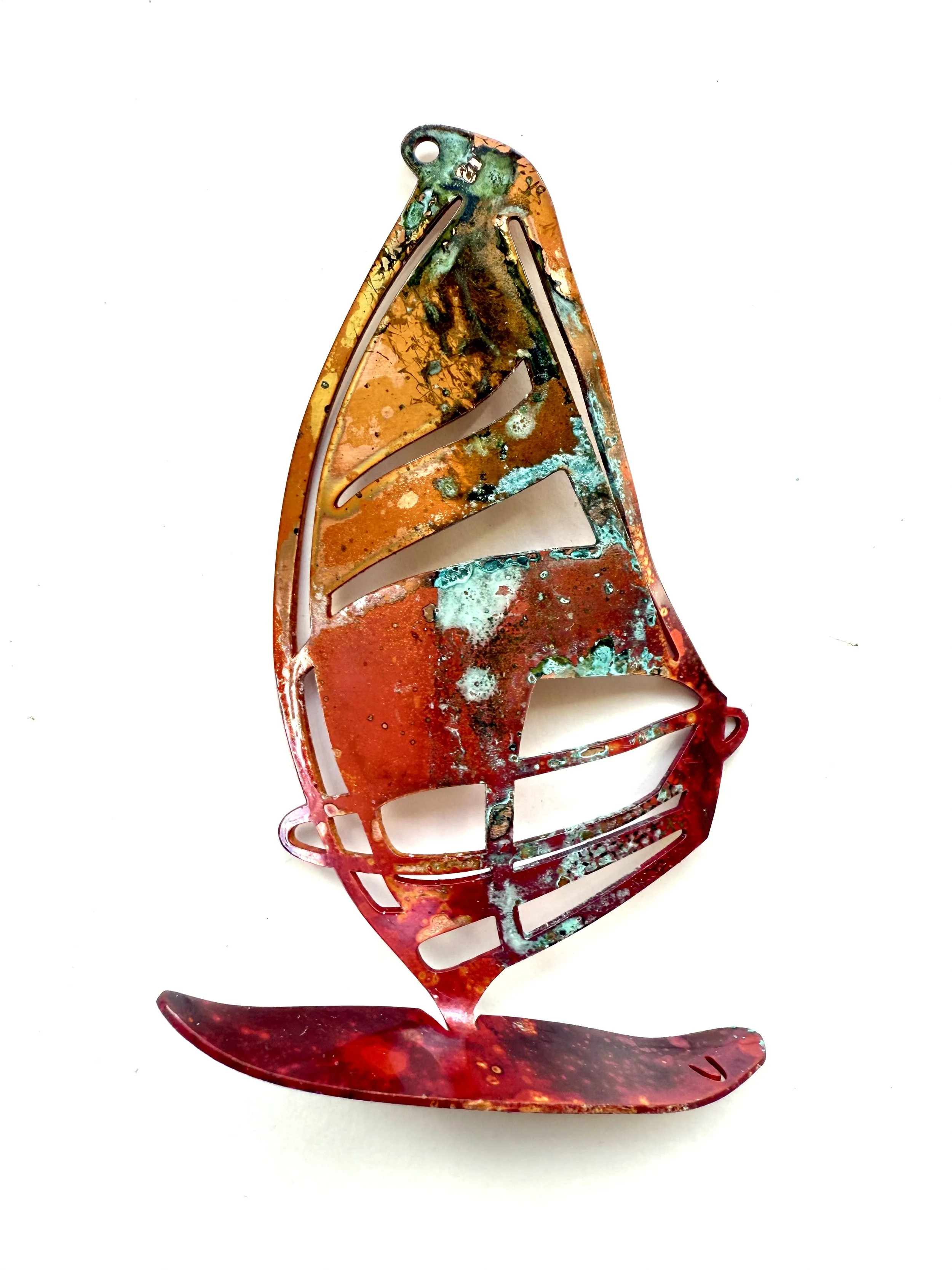 Copper WINDSURFING Ornament